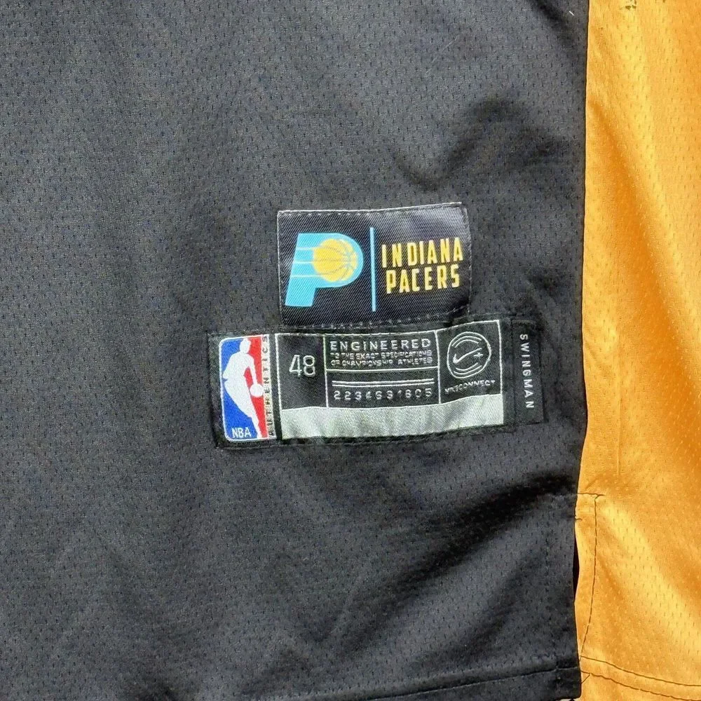 Nike INDY Black & Gold Basketball Jersey